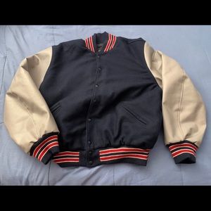 Varsity Jacket - Wool/"Leather" Rennoc